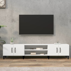 Móvel de TV branco 180x31,5x40 cm madeira engenheirada