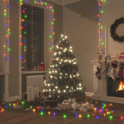 Cordão de luzes 400 leds 40m 8 efeitos iluminação multicor