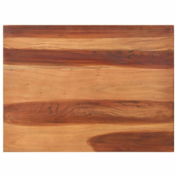 Tampo de mesa madeira de acácia maciça 15-16 mm 60x80 cm