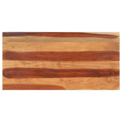 Tampo de mesa 120x60x(2,5-2,7) cm madeira de acácia maciça