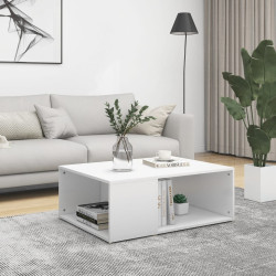 Mesa de centro 90x67x33 cm derivados de madeira branco