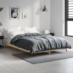 Estrutura cama s/ colchão derivados de madeira carvalho sonoma