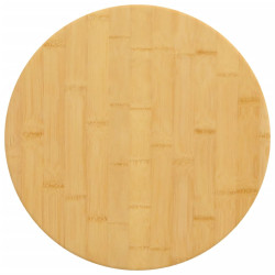 Tampo de mesa ø50x4 cm bambu