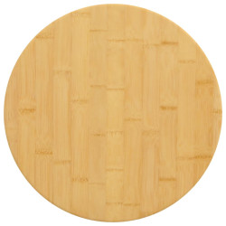 Tampo de mesa ø40x1,5 cm bambu
