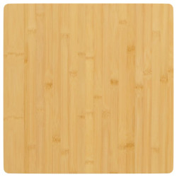 Tampo de mesa 60x60x2,5 cm bambu