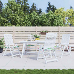 Almofadões p/ cadeira 4pcs 40x40x4 cm tecido multicor
