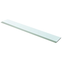 Prateleiras 2 pcs 100x12 cm vidro transparente