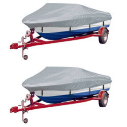Cobertura para barcos 2 pcs 519-580x294 cm (cxl) cinzento
