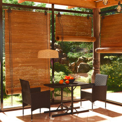 3 Pcs conjunto de jantar para jardim preto