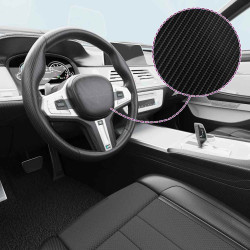 Películas para carro 2 pcs 100x150 cm preto 4d