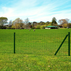 Cerca 25x1,5 m aço verde