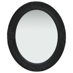Espelho de parede estilo barroco 50x60 cm preto