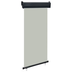 Toldo lateral para varanda 100x250 cm cinzento