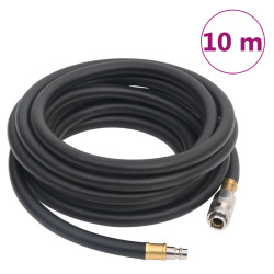 Mangueira de ar híbrida 0,6" 10 m borracha e PVC preto