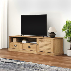Móvel de TV vigo 156x40x40 cm madeira de pinho maciça