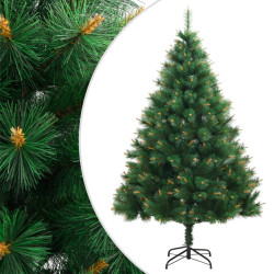 Árvore de natal artificial articulada com suporte 150 cm
