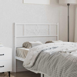 Cabeceira de substituição 107 cm metal branco