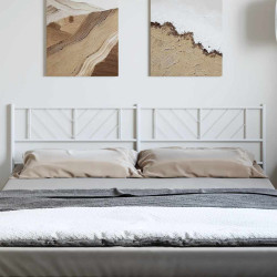 Cabeceira de substituição 180 cm metal branco