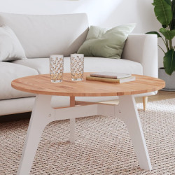 Tampo de mesa redondo ø80x1,5 cm madeira de faia maciça