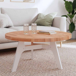 Tampo de mesa redondo ø90x4 cm madeira de faia maciça