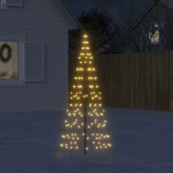 Árvore de natal LED 200 leds branco quente 180 cm