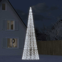LED árvore de natal 1534 leds branco frio 500 cm