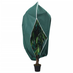 Cobertura para plantas com fecho 70 g/m² 3,14x2,5 m