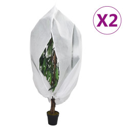 Coberturas para plantas com fecho 2 pcs 70 g/m² 2,36x2 m