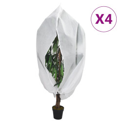 Coberturas para plantas com fecho 4 pcs 70 g/m² 3,93x3,5 m