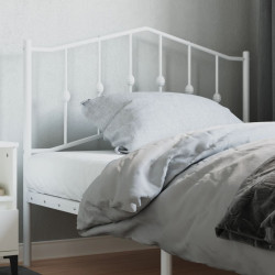 Cabeceira de substituição 107 cm metal branco