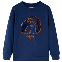 Sweatshirt para criança azul-marinho 116