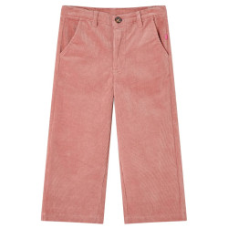 Calças para criança bombazina rosa-velho 128