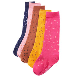 Meias para criança 5 pares ue 30-34