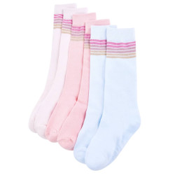 Meias para criança 5 pares ue 30-34