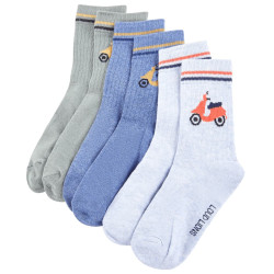 Meias para criança 5 pares ue 30-34