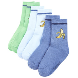 Meias para criança 5 pares ue 26-29