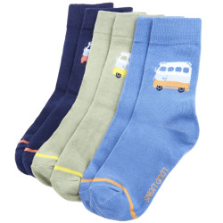 Meias para criança 5 pares ue 30-34