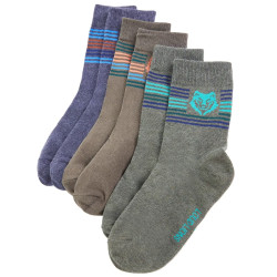 Meias para criança 5 pares ue 30-34