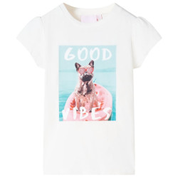T-shirt infantil cor cru 140