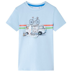 T-shirt para criança azul 104