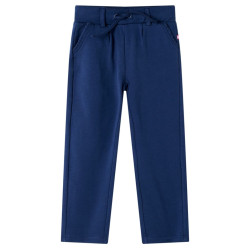 Calças de criança com cordão azul-marinho 92
