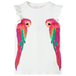T-shirt infantil cor cru 116