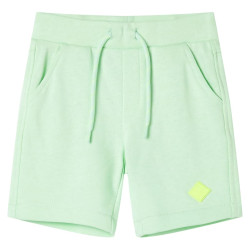 Calções de criança com cordão verde brilhante 128