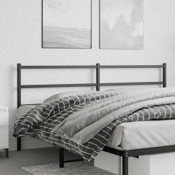 Cabeceira de substituição 193 cm metal preto