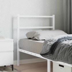 Cabeceira de substituição 75 cm metal branco