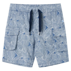 Calções de criança com cordão azul-escuro 116