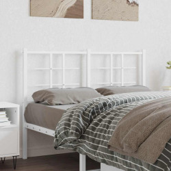 Cabeceira de substituição 120 cm metal branco