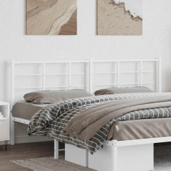 Cabeceira de substituição 200 cm metal branco