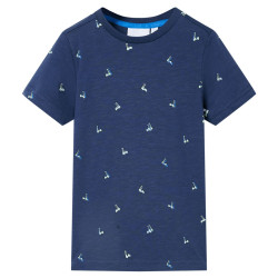T-shirt para criança azul-escuro 104
