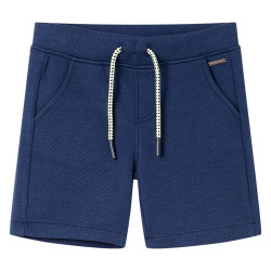 Calções de criança com cordão azul-escuro 116